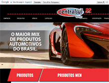 Tablet Screenshot of centralsulquimica.com.br